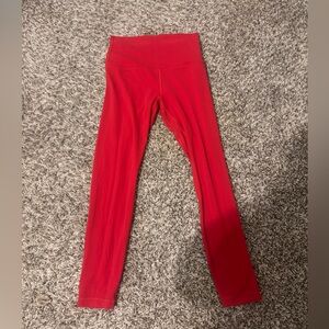 Lululemon Align Red Leggings